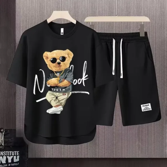 2023 Summer Men Clothing Tracksuit Sets Japan Fashion Harajuku Tracksuit - Image 2