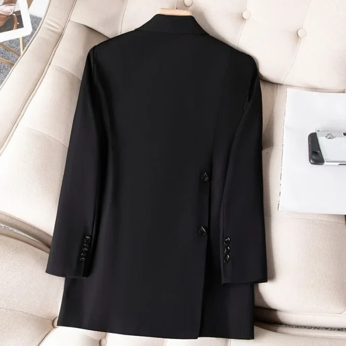 Spring Autumn Women Blazer Pure Colour Long Sleeve Solid Casual Ladies - Image 6