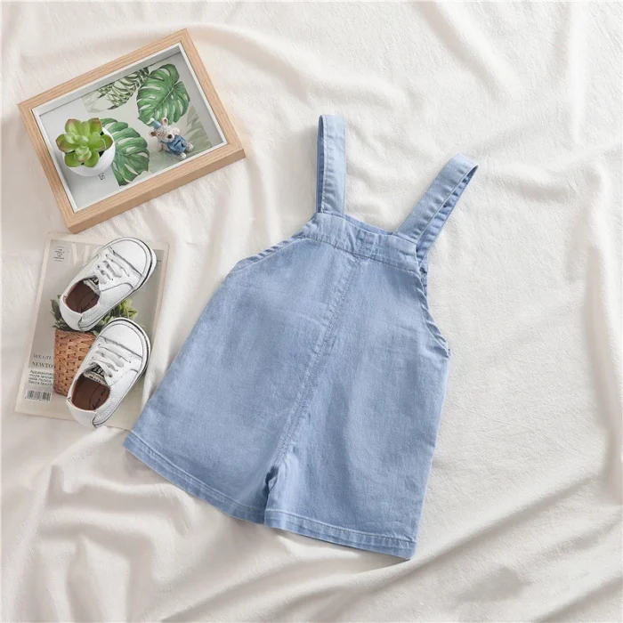 IENENS Summer Jeans Shorts Baby Rompers Newborn - Image 2